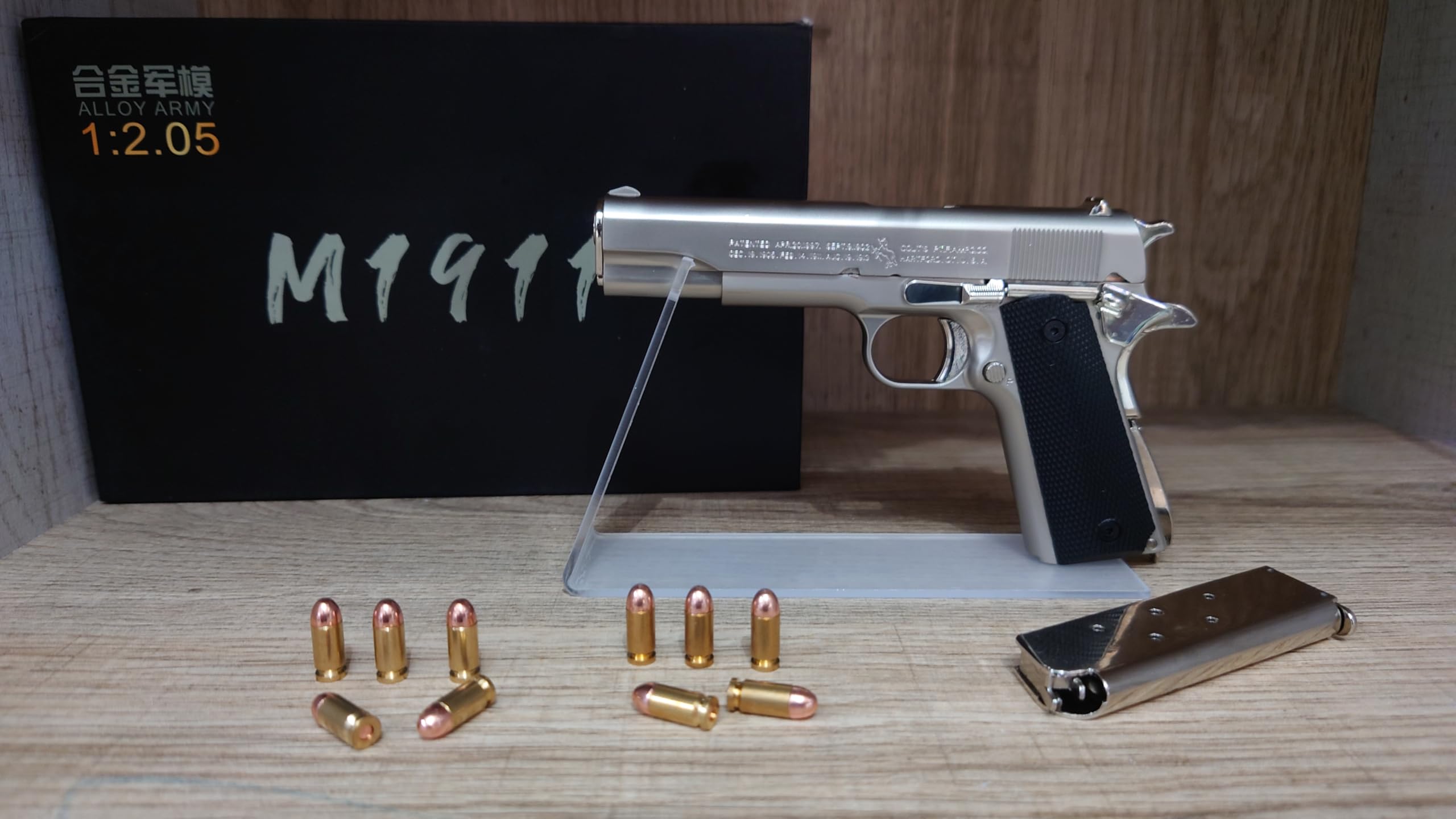 Amazon | 1/2スケール ミニチュアモデルガン M1911 ガバメント